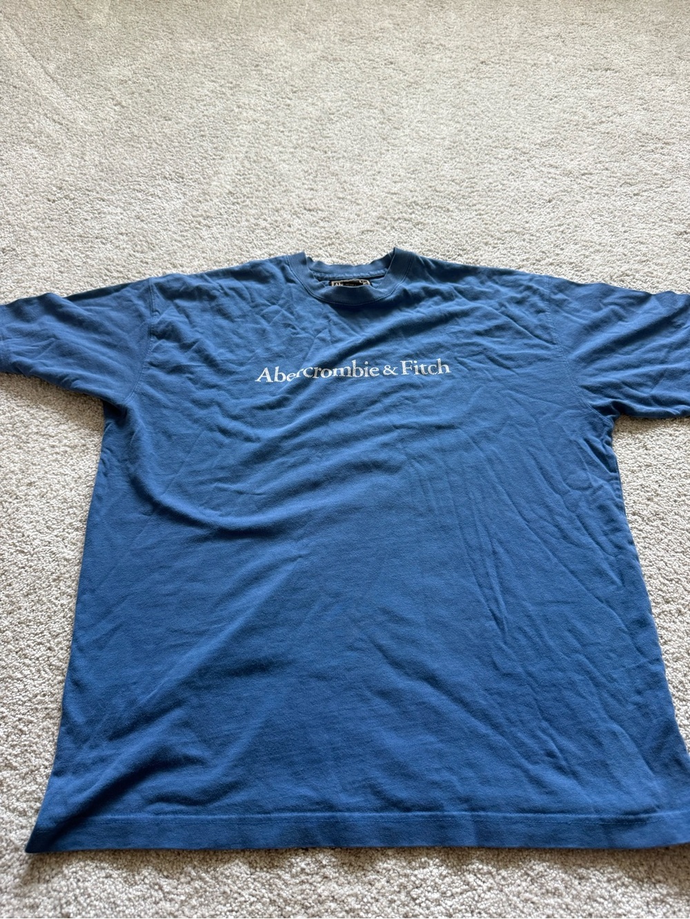 Abercrombie & Fitch Men’s Blue Logo T-Shirt sz small